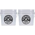 Chemical Guys ACC10602 Heavy Duty Ultra Clear Detailing Bucket for Cars, Trucks, SUVs, Jeeps, Motorcycles, RVs & More, 4.25 G