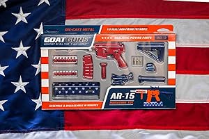 GOAT GUNS GoatGuns Miniature USA AR 15 Model | 1:3 Scale Diecast Metal Build Kit