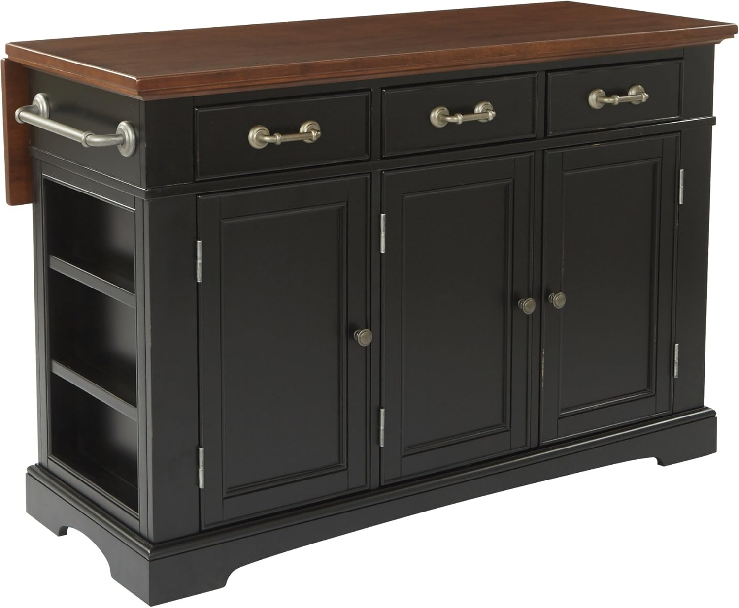 Best Country Kitchen Cart With Drop Leaf