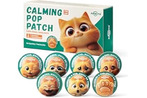 Pawith Cat Calming Diffuser – for Travel, Car & Home Use, Pheromone Diffuser for Cats & Kittens to Reduce Anxiety and Stress, No Electricity Needed, Long-Lasting Calming Support (Pop Patch, 1 Pack)