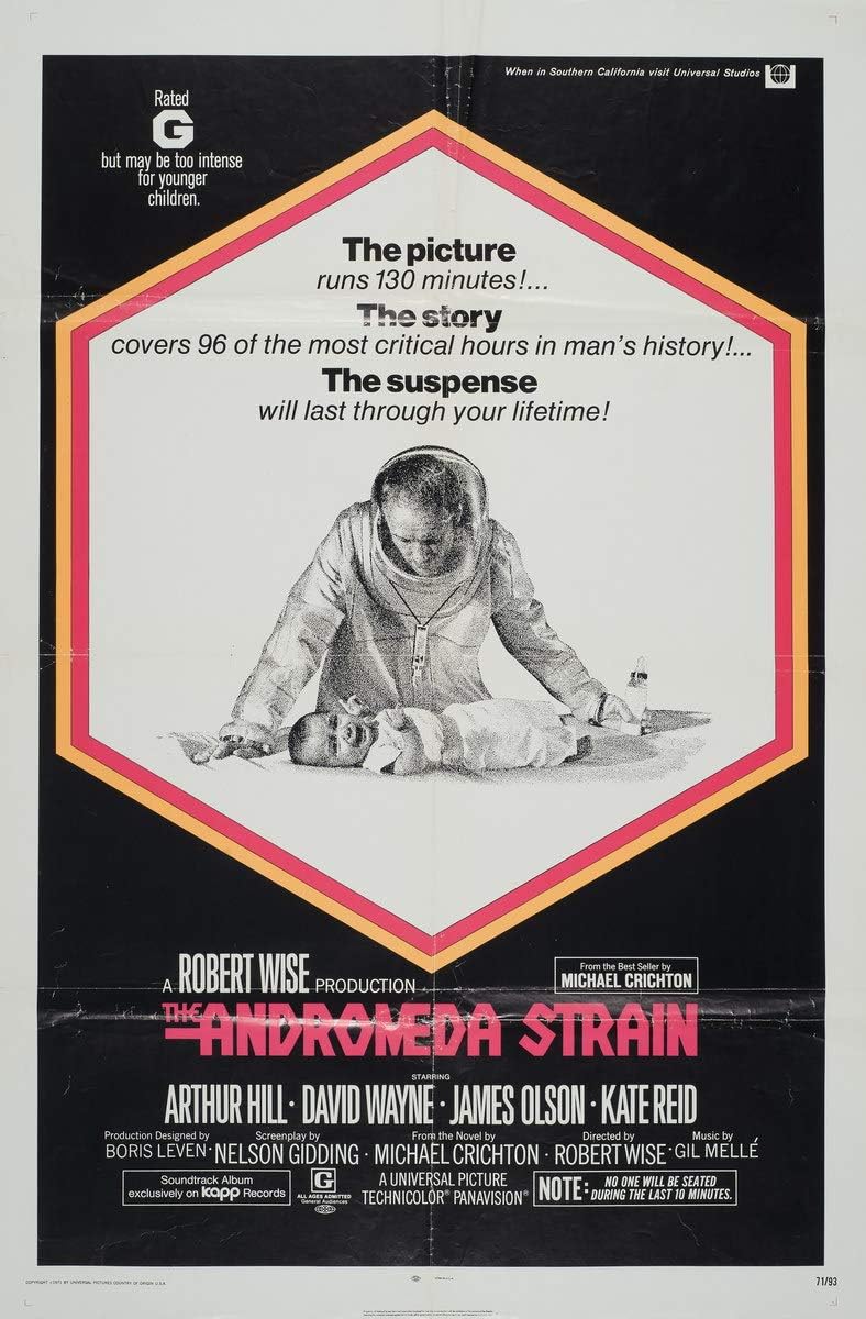 Résultat de recherche d'images pour "andromeda strain poster"