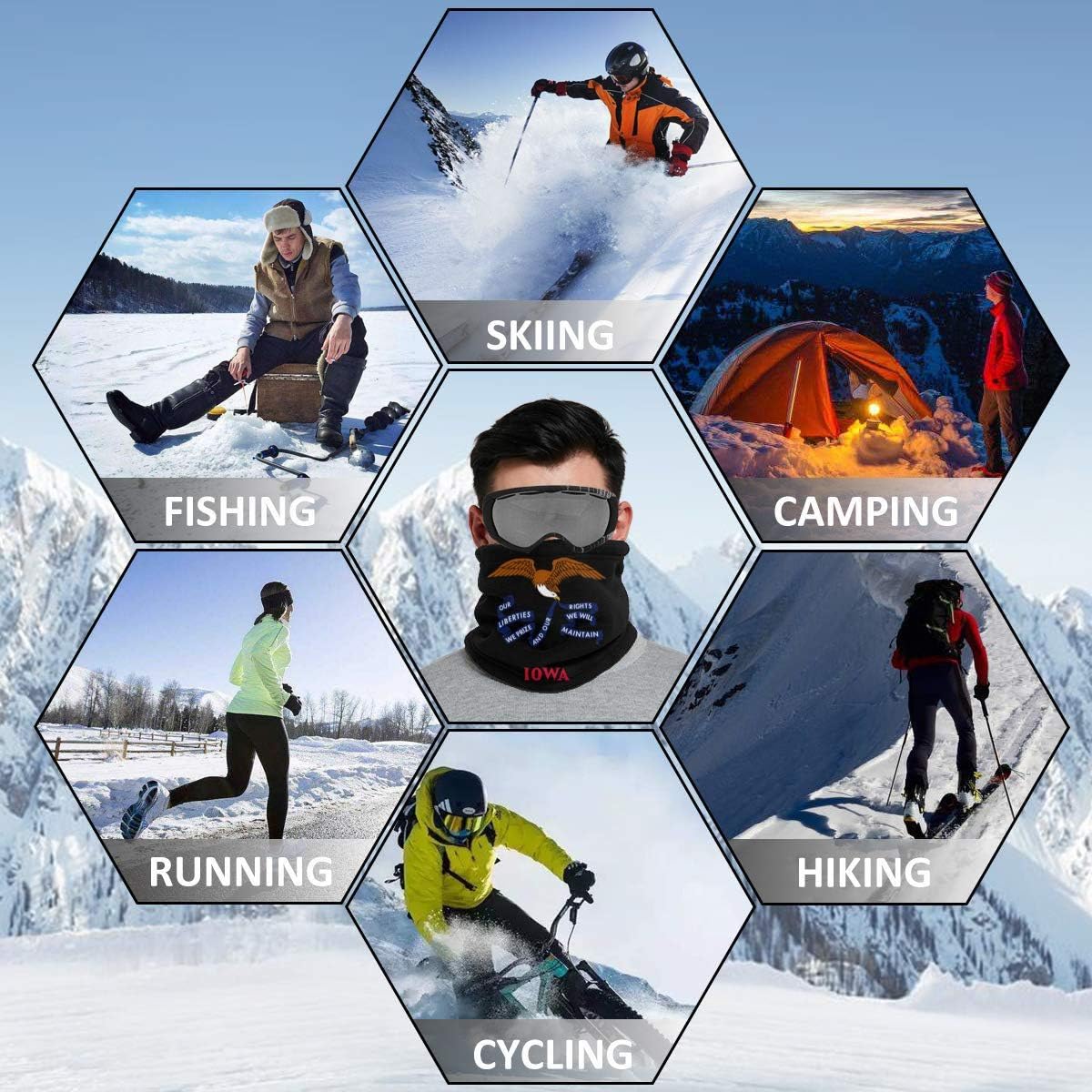 Amazon Com Men Women Iowa State Flag Winter Neck Warmer Comfort