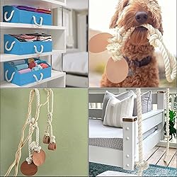 VEIZEDD 100% Cotton Rope, 1 inch x 48