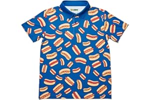 Tipsy Elves Kids and Toddlers Golf Shirts - Athletic Comfort Fit with Quick Dry Material