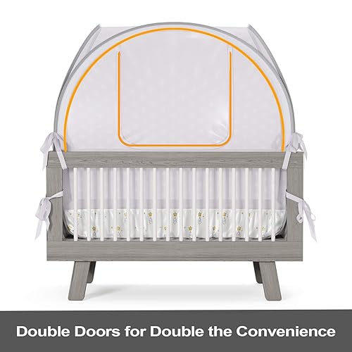 Nahbou Baby Crib Tent Crib Canopy: Net Cover Crib Tent to Keep