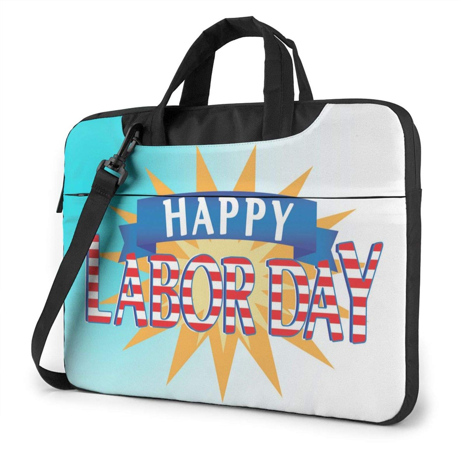 Laptop Shoulder Messenger Bag Briefcase Labor Day Laptop Bag Shockproof Foam Computer Protective Bag