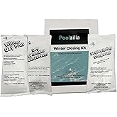 Poolzilla 12,000 Gallon Winterizing Kit, Closing Kit for Above and In-Ground Pools, Includes 1 LB of Granular Winterizer, Sequestering, Non-Chlorine Shock