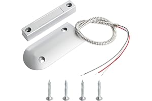 AOJE LINK-ELECTRIC Aoje-Link OC-60B NC + NO Rolling Door Contact Magnetic Reed Switch Alarm Sensor with 3 Wires, Zinc Alloy, 1pcs