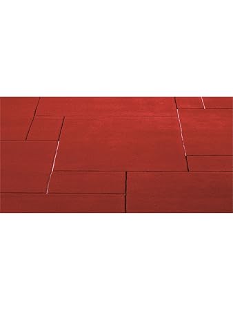 Esprit Teppiche Moderner Designer Teppich Puzzle Rot 140x200 Cm