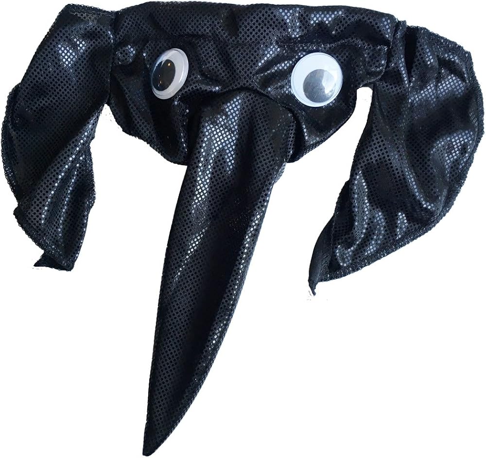 Sparks Men's Black Metallic Elephant Trunk Thong (S/M