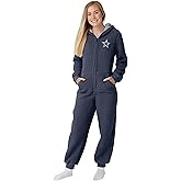 FOCO Women's NFL Team Logo Sherpa One Piece Lounge Pajamas