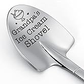 Grandpa Gifts, Fathers Day for Grandpa Papa Grandfather, Father in Law Birthday Gift, Funny Grandpa's Ice Cream Shovel Spoon for Men Birthday Retirement Present, Cute Small Valentines Scoop