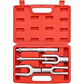 Acymner Pickle Fork Ball Joint Separator Set | 5PCS Pickle Fork Tool Kit, Ball Joint Tie Rod Pitman Arm Removal Tool, Fork Ty