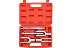 Acymner Pickle Fork Ball Joint Separator Set | 5PCS Pickle Fork Tool Kit, Ball Joint Tie Rod Pitman Arm Removal Tool, Fork Ty