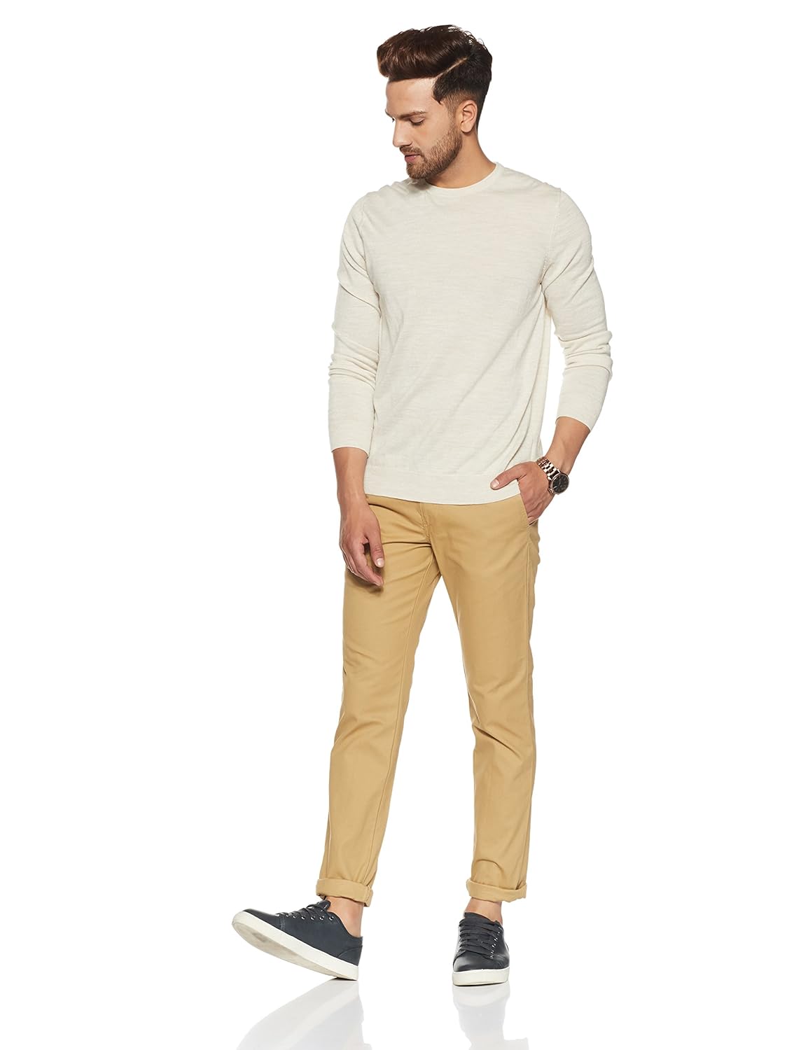 symbol amazon brand men's chino casual trousers