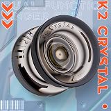 MAGICYOYO K2 Crystal Black Dual Purpose Kids Yoyo with Case 12 Strings view 2