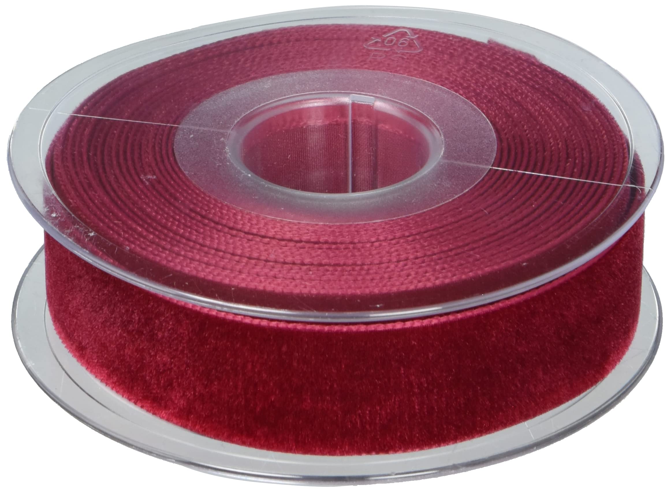 Berisfords 00102500229614DF Velvet Ribbon, Dark Red, 102 x 30 x 102 cm