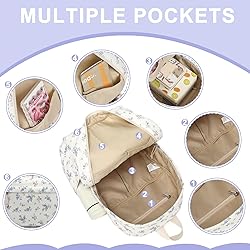Bluboon Backpack for School Girls Women, Cute