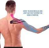 Proworks Kinesiology Tape 5m Roll Elastic Muscle Support Black view 9