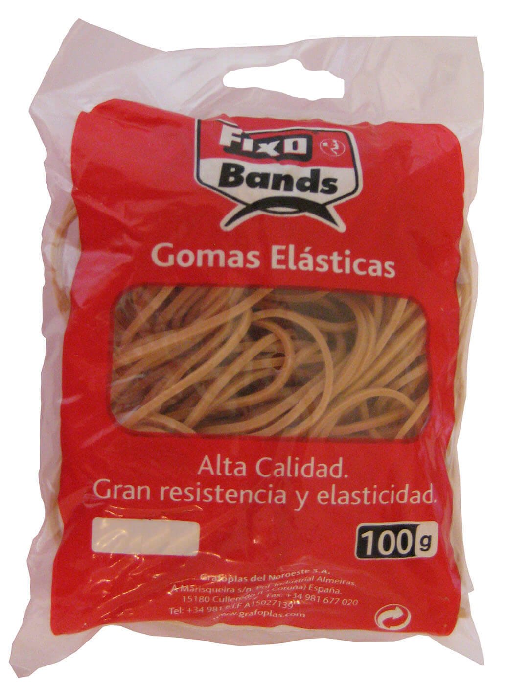 Fixo – Bag with Elastic Bands, 100 g 100 g, T14