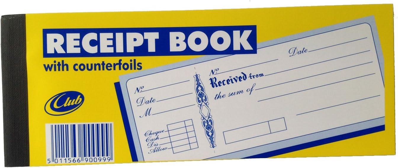 Duplicate Receipt Book Counterfoil Amazon.co.uk Office Products