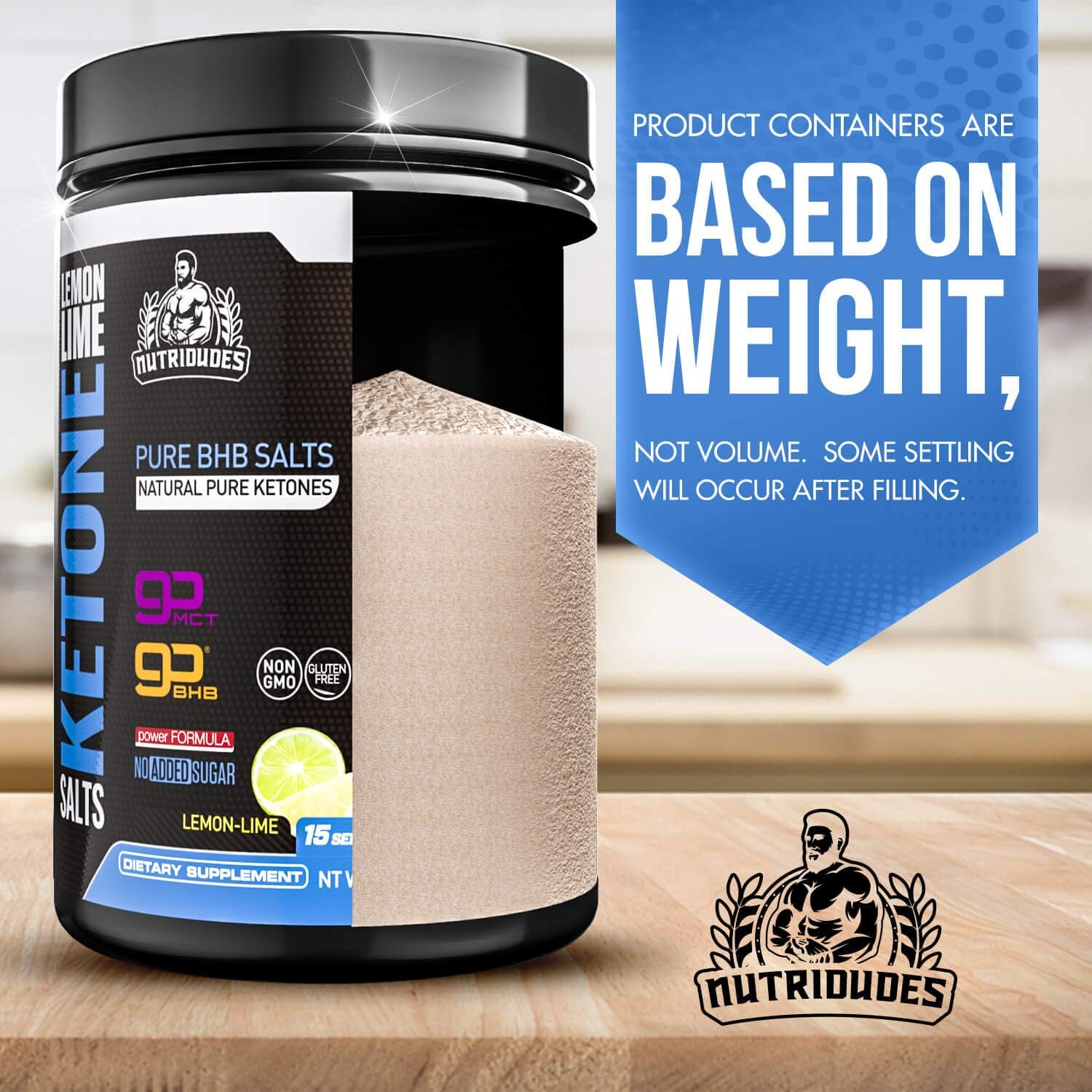 NutriDudes Exogenous Ketones Supplement Drink BHB Powder