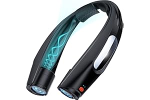 ZEEFO Portable Neck Fan, Hands Free Personal Fan- 6000mAh Battery Operated, Ultra-Quiet USB Rechargeable Fan with 6 Adjustabl