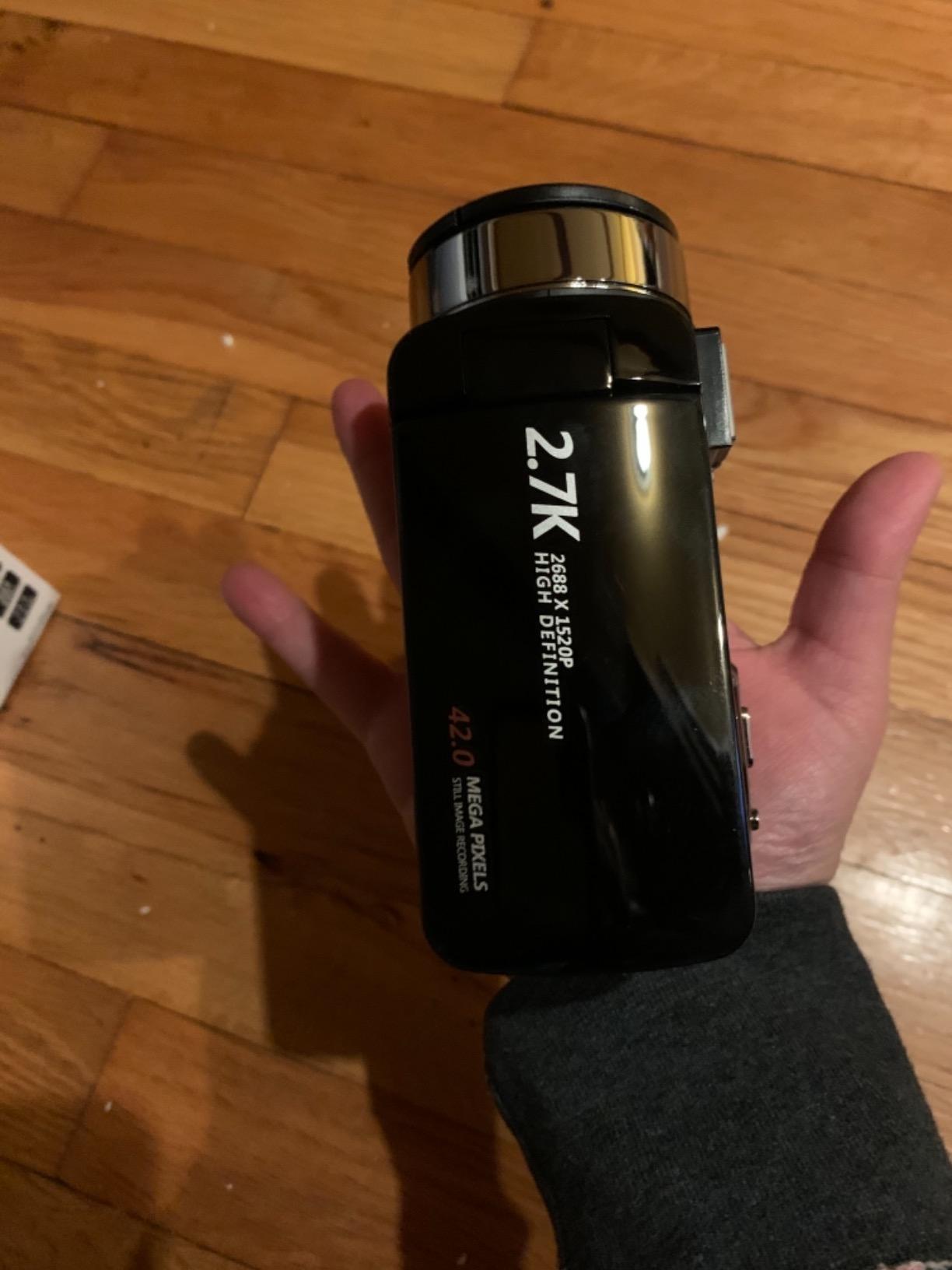 27/mo Finance Vmotal Video Camera Camcorder with Microphone, 2.7K HD 42.0 MP 18X Digital Zoom