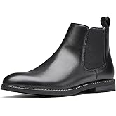 Temeshu Men's Chelsea Boots Casual Dress Boots Ankle Slip On Boots for Men MS25