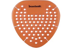 Boardwalk GEMP012I072M04AAS8200 Gem Urinal Screens - Mango Scent, Orange (12/Box)