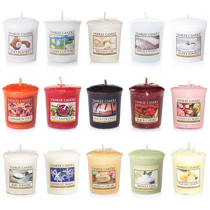 Yankee Candle 15x Votive Samplers From Our Range Of Yankee Candle