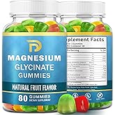 Magnesium Glycinate Gummies for Adults & Kids, Sugar Free 400mg Magnesium Supplement Chewable, Sleep Aid, Stress & Muscle Relief,Relaxation, 160 Gummies
