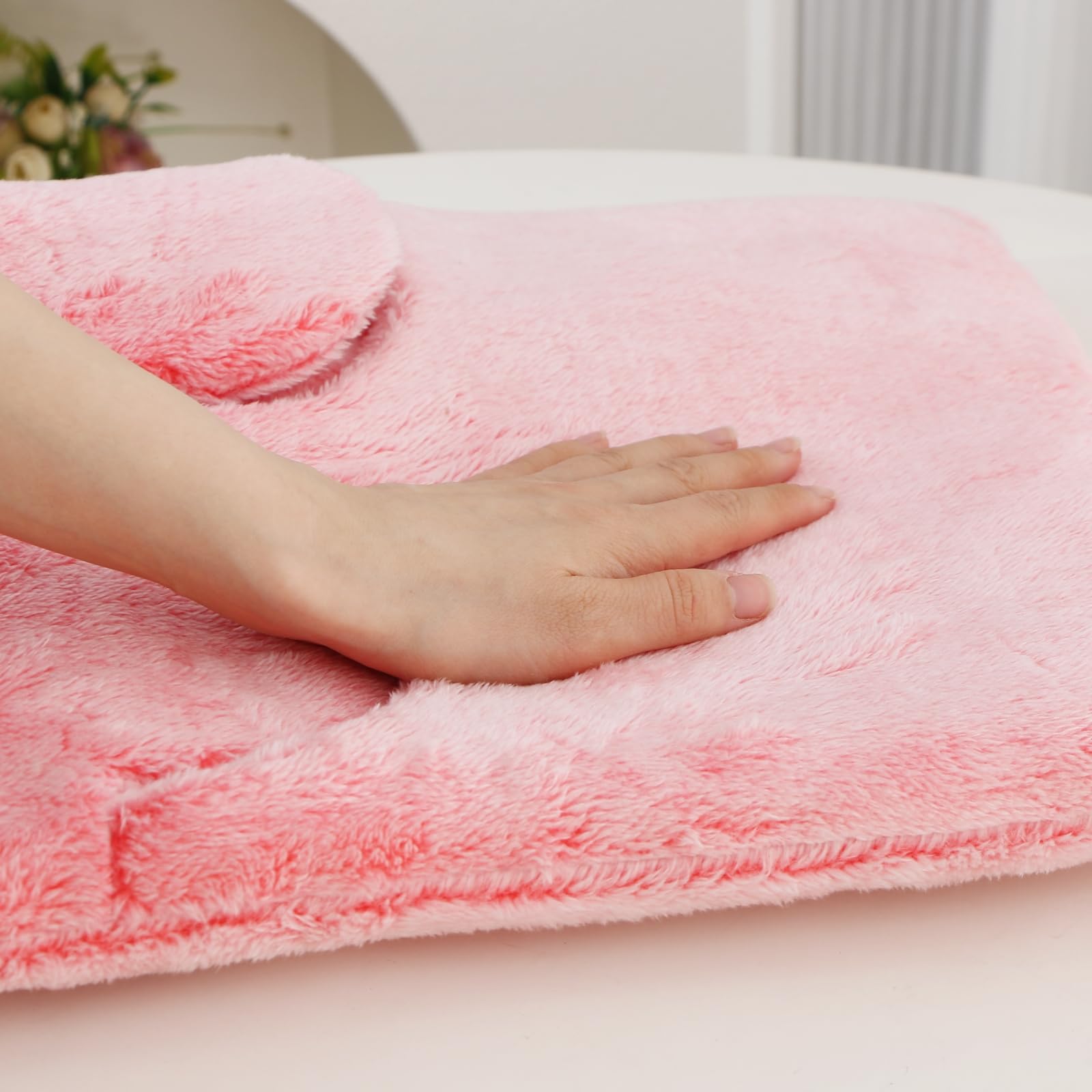 Heating Pad-Foot Warmer,Electric Heating Pads with 3 Temperature Settings for Feet, Hands, Back, Shoulders, Abdomen, Pain Relief, Pocket Design (Pink)