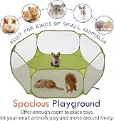 Pawaboo Small Animals Playpen Waterproof Pet Cage Tent Green view 7
