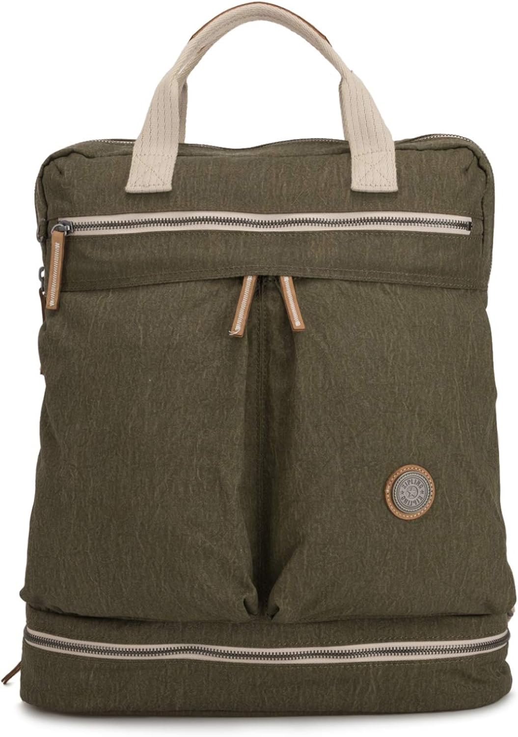 Kipling Edgeland Eyes Wide Open Komori M Medium Backpack Urban Khaki
