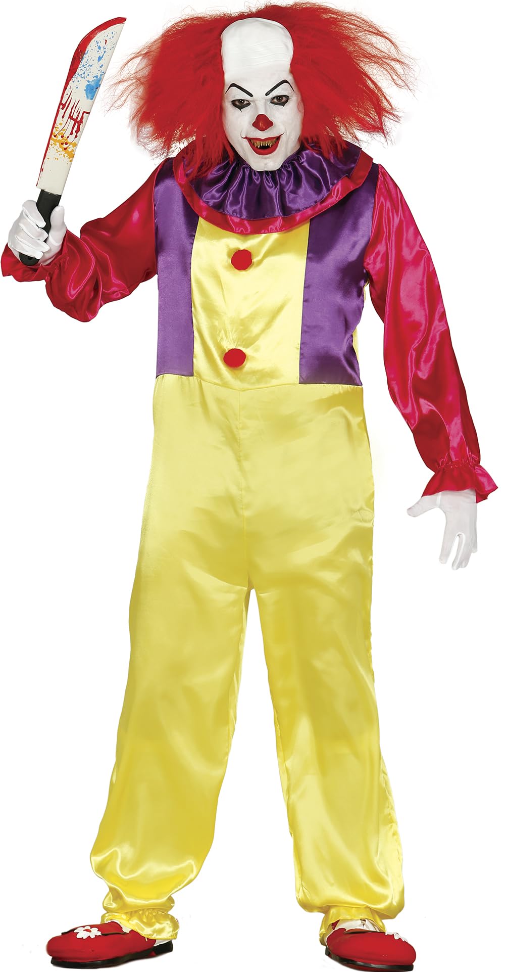 Guirca 84752.0 Adult Killer Clown Costume, Multicoloured, Talla 48-50