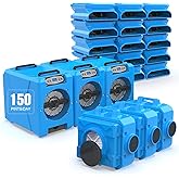 MOUNTO Water Damage Restoration Combo Package Deals (15* AM30LO Air Mover, 3*AF500 Air Scrubber, 3*DH80 LGR Dehumidifier)