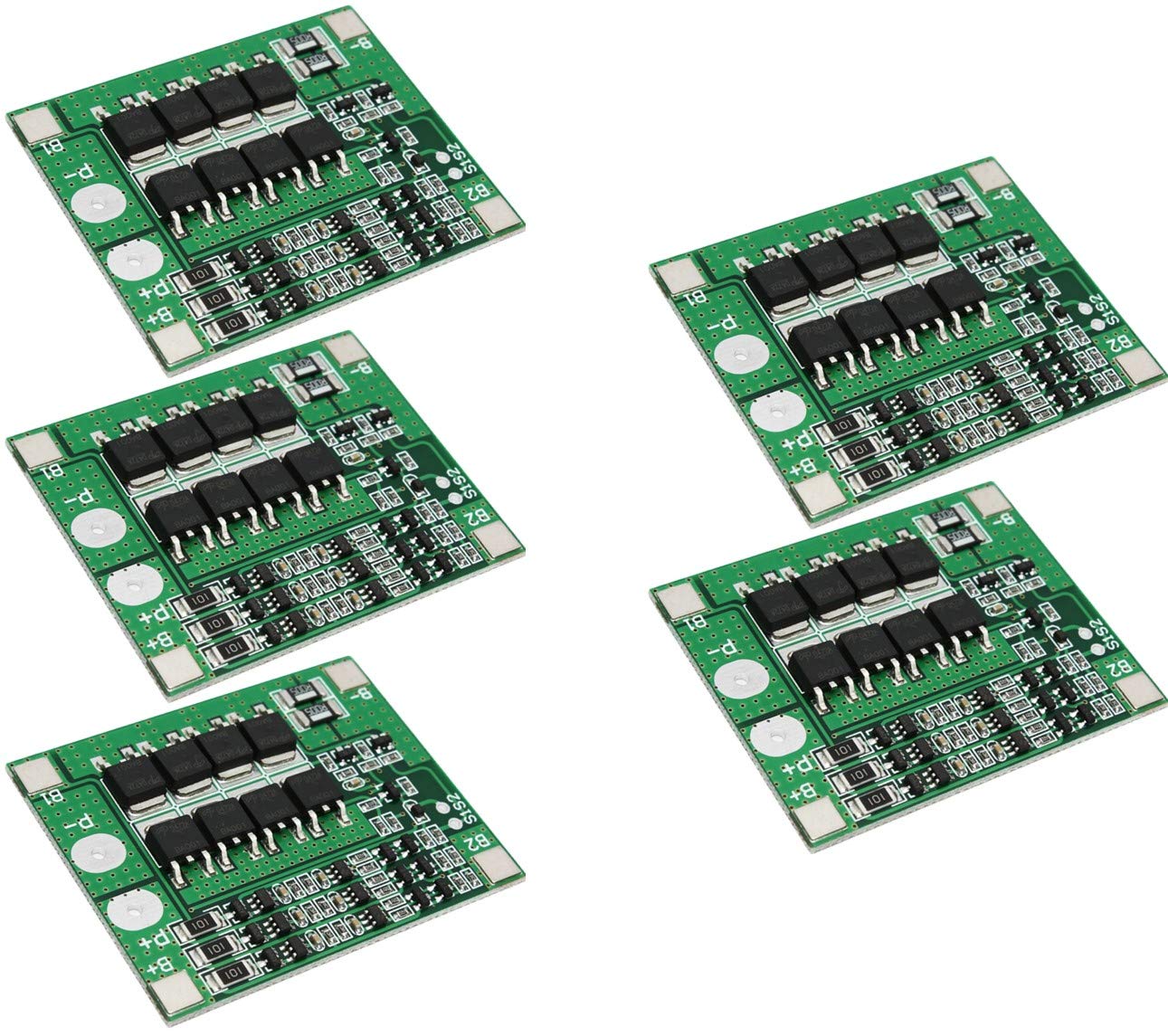 TECNOIOT 5pcs 3S 25A Li-ion 18650 BMS PCM Battery Protection Board with Balance BMS PCM