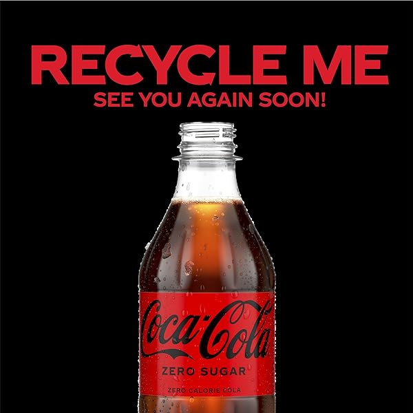 COKE ZERO SUGAR DIET SODA SOFT DRINK, 16.9 FL OZ 6PK