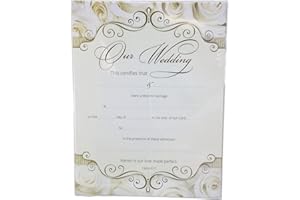 WARNER PRESS Marriage Certificate (Pk of 6) - Coated, Full Color