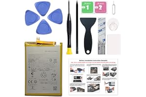 MAXSHARKS New MD50 Battery Replacement for Moto G Stylus 5G 2021 (XT2131), with Instruction Manual & Repair Toolkit