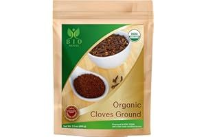 Bio Sense Ceylon Cloves Powder, 3.5 oz, USDA Organic & Kosher Certified, Non-GMO, Fresh Organic Cloves, Pure Ceylon Premium Quality.