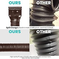 TAEYONK Brown 2 Pack Gutter Downspout