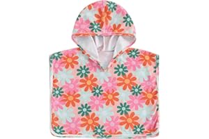 FYBITBO Toddler Baby Girl Boy Hooded Beach Towel Terry Swimsuit Cover Up Poncho Bath Towel Bathing Suit Summer Beach Coverup