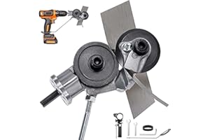 XDGGCSY Electric Drill Plate Cutter Sheet Metal Cutter - Electric Drill Shears Attachment Cutter Nibbler Double Headed Drill Plate Cutter Attachment for Cutting Metal Plates Hard Materials #3