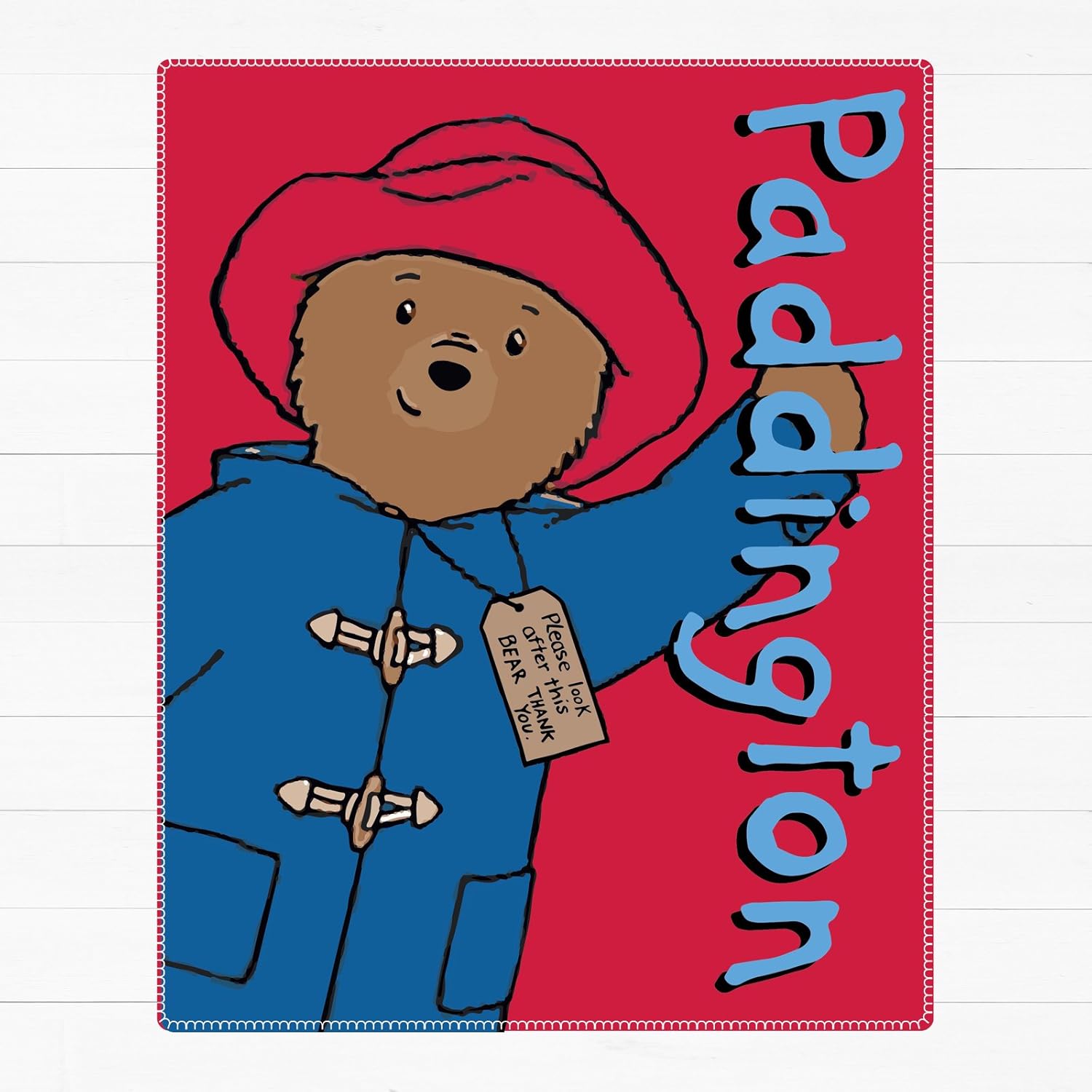 paddington bear blanket