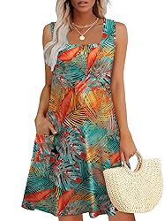 OFEEFAN Womens Summer Dresses 2025 Sundresses