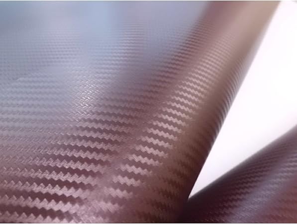 Amazon カーボンシート ラッピングフィルム シート シール 30ｃｍ ブラウン インテリアパネル 車 バイク