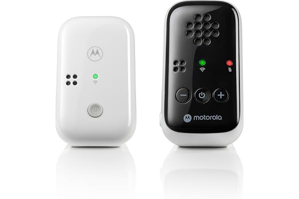 Motorola PIP10 Audio Baby Monitor - 1000ft Range, Secure & Private Connection, High-Sensitivity Mic, Volume Control, Alert De