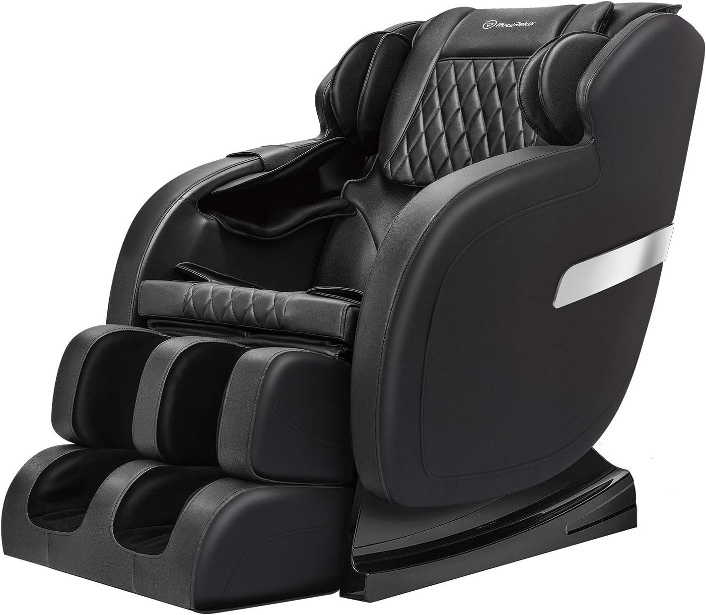 Amazon Com Real Relax Full Body Massage Chair Recliner With Yoga Stretch Rocking Function Bluetooth Black Furniture Decor